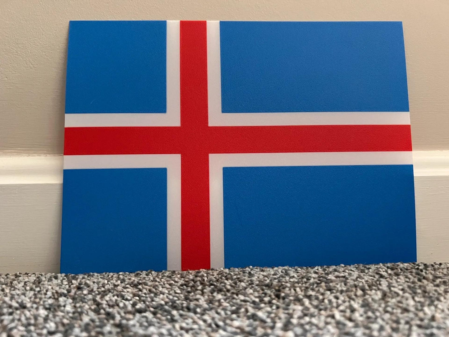 Flagge Island LED Lampe - Leuchtbox