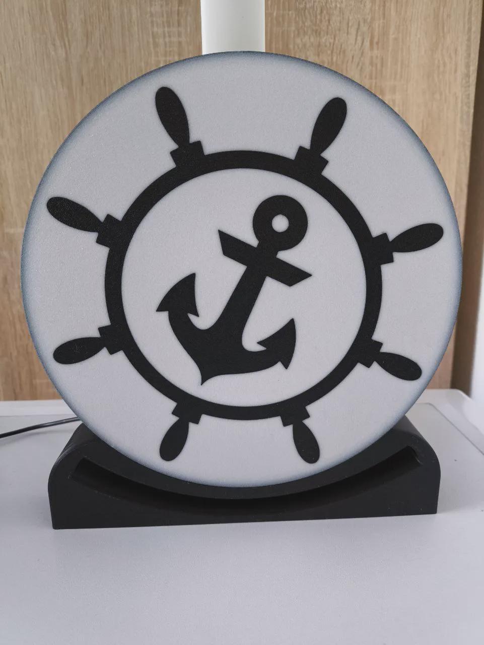 Boot Anker Kapitän LED Lampe - Leuchtbox