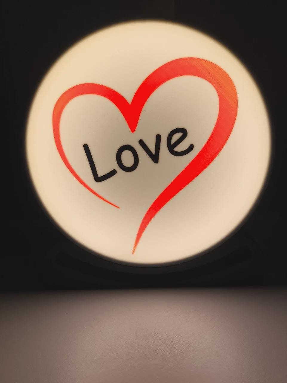 Valentinstag LOVE LED Lampe - Leuchtbox