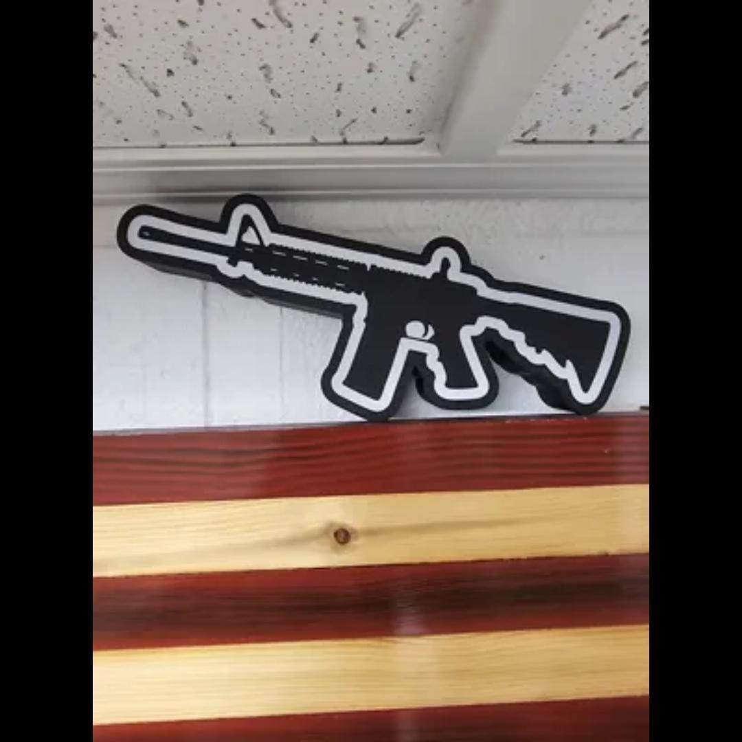 Waffe Air Soft AR LED Lampe - Leuchtbox