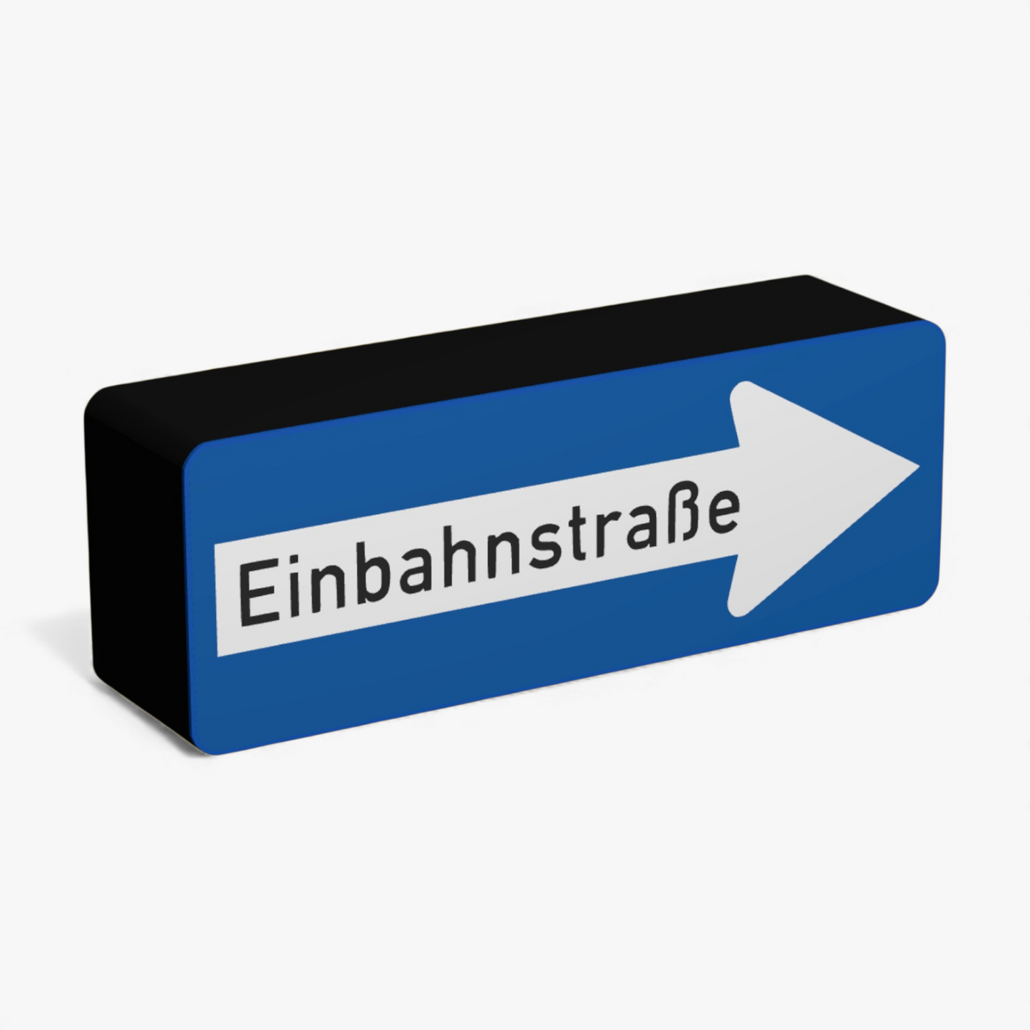 Einbahnstraße Verkehrsschild Lampe
