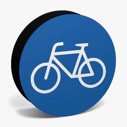 Radweg Verkehrsschild Lampe