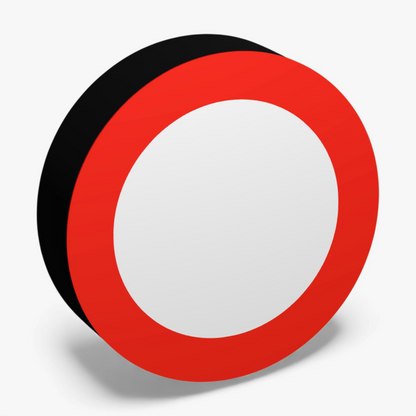 Verbot für Fahrzeuge aller Art Verkehrsschild Lampe