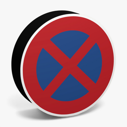 Absolutes Halteverbot Verkehrsschild Lampe