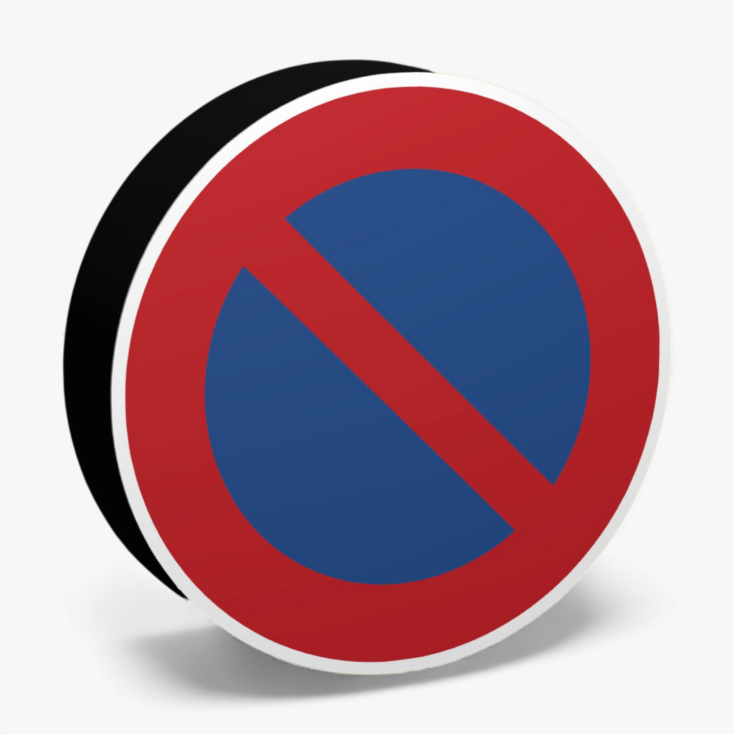 Eingeschränktes Halteverbot Verkehrsschild Lampe