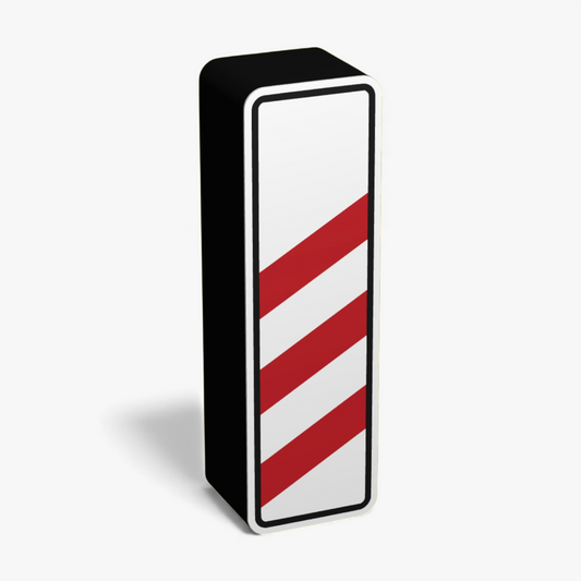 Dreistreifige Bake (240m) Verkehrsschild Lampe