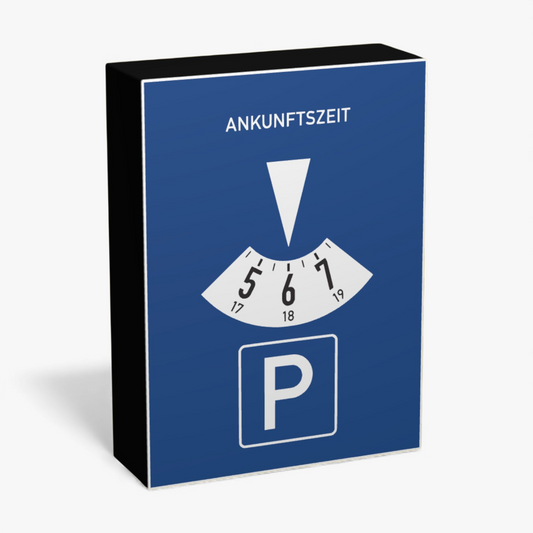 Parkscheibe Verkehrsschild Lampe