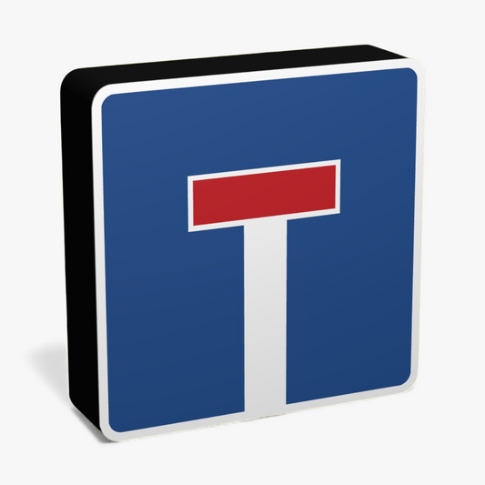 Sackgasse Verkehrsschild Lampe