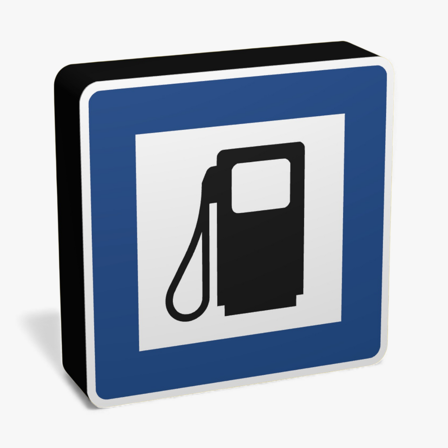 Tankstelle Verkehrsschild Lampe