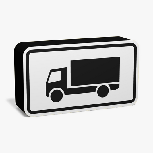 LKW Verkehrsschild Lampe