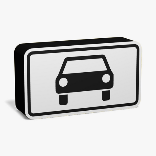 PKW Verkehrsschild Lampe
