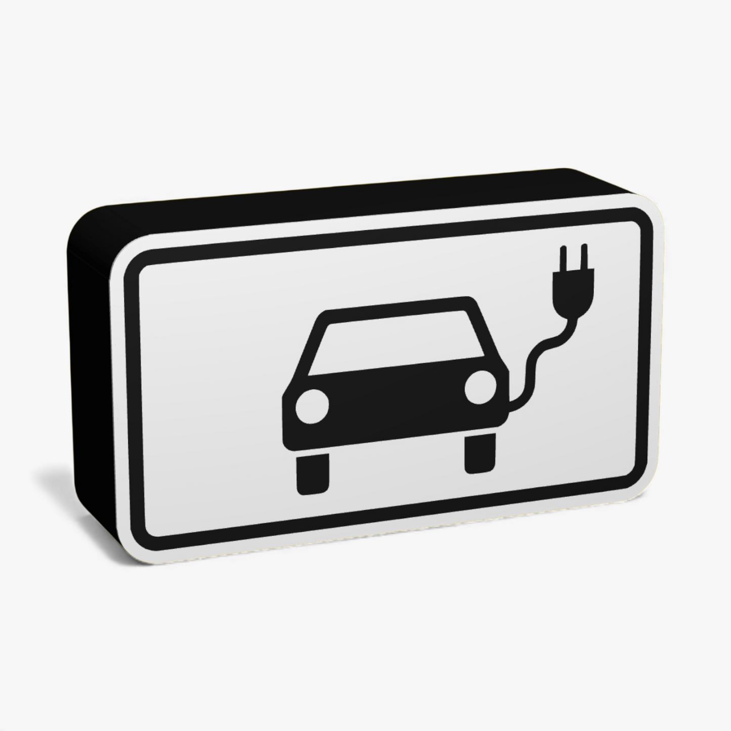 Elektroauto Verkehrsschild Lampe