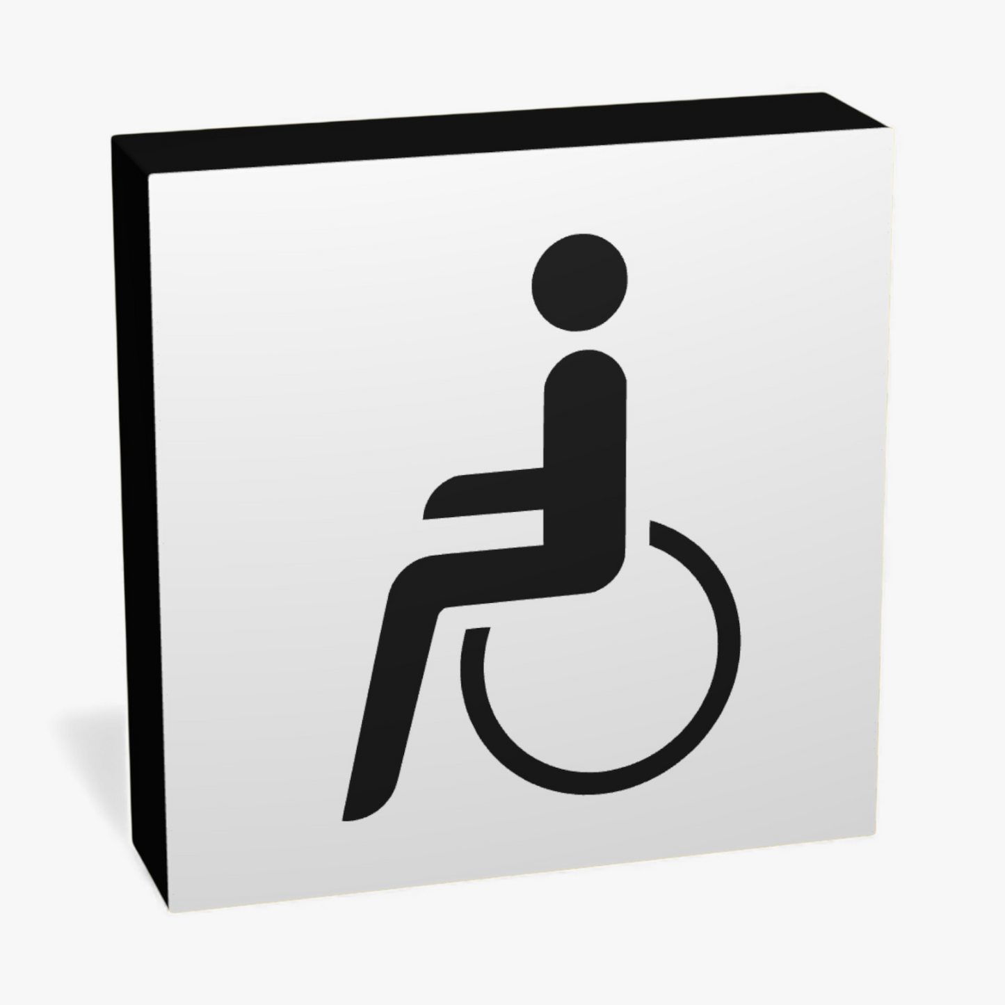 Rollstuhl Verkehrsschild Lampe