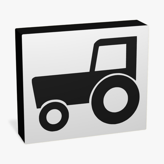 Traktor - Verkehrsschild Lampe