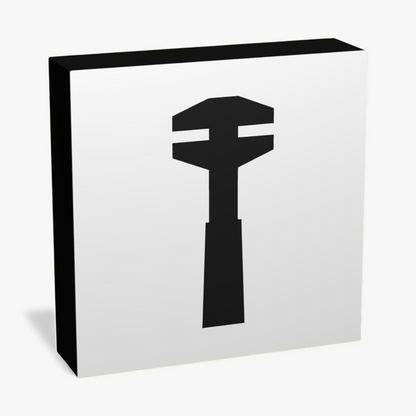 Werkstatt Verkehrsschild Lampe