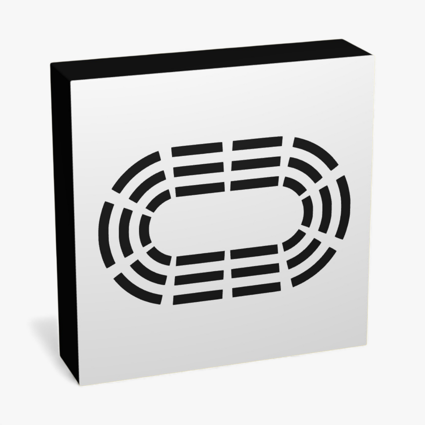 Stadion / Fußballstadion Verkehrsschild Lampe