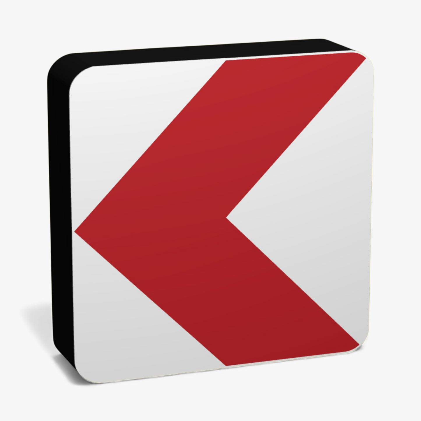 Richtungstafel in Kurven Verkehrsschild Lampe