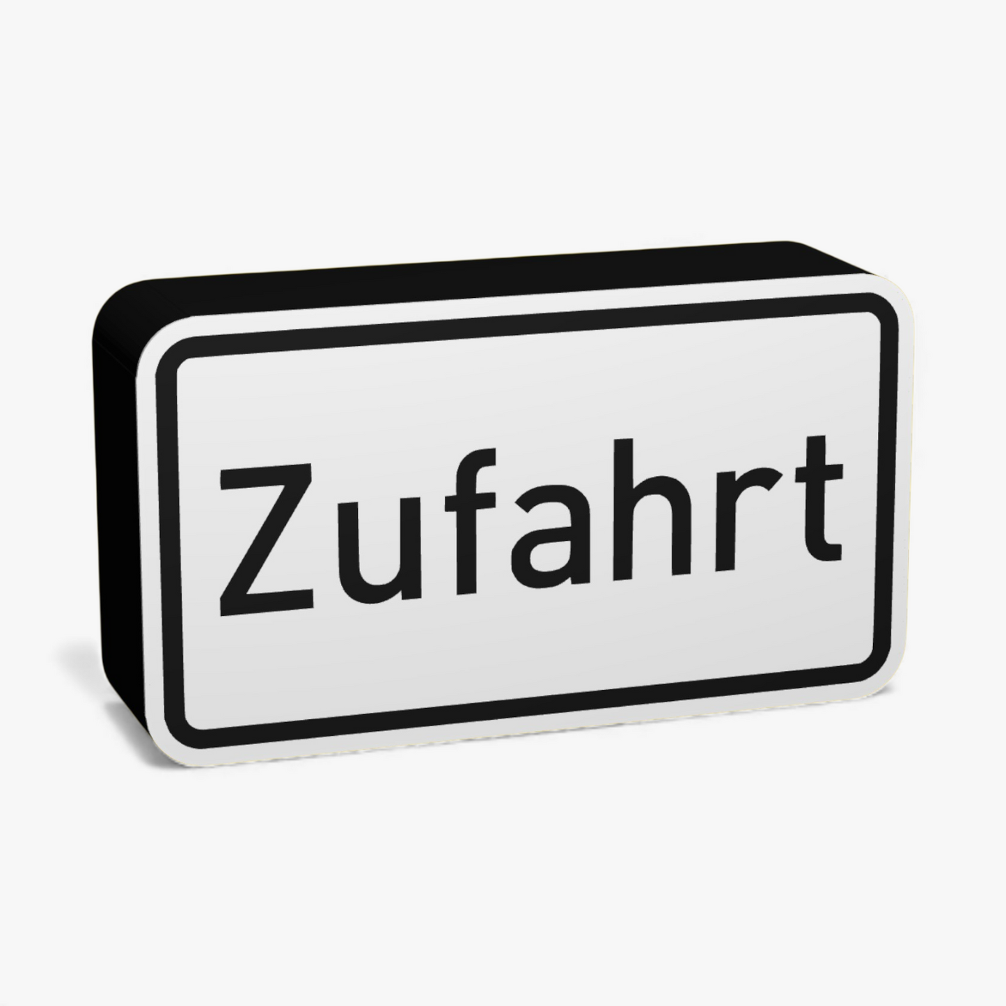 Zufahrt Verkehrsschild Lampe