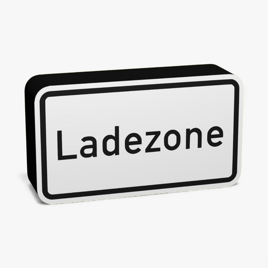 Ladezone Verkehrsschild Lampe