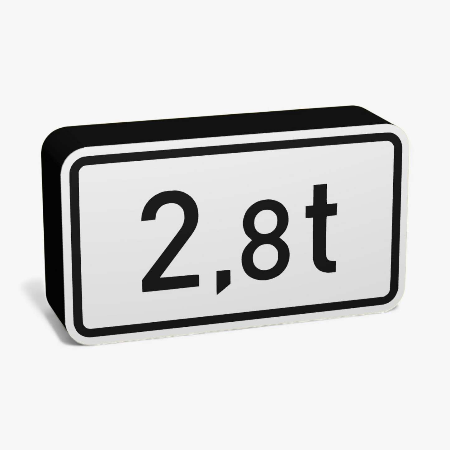 2,8t Verkehrsschild Lampe