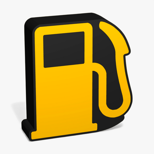 Tank Gelb Warnleuchte Lampe