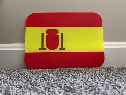 Flagge Spanien LED Lampe - Leuchtbox