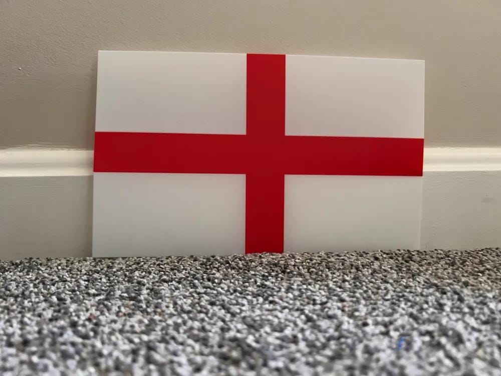 Flagge England LED Lampe - Leuchtbox