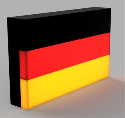 Flagge Deutschland LED Lampe - Leuchtbox
