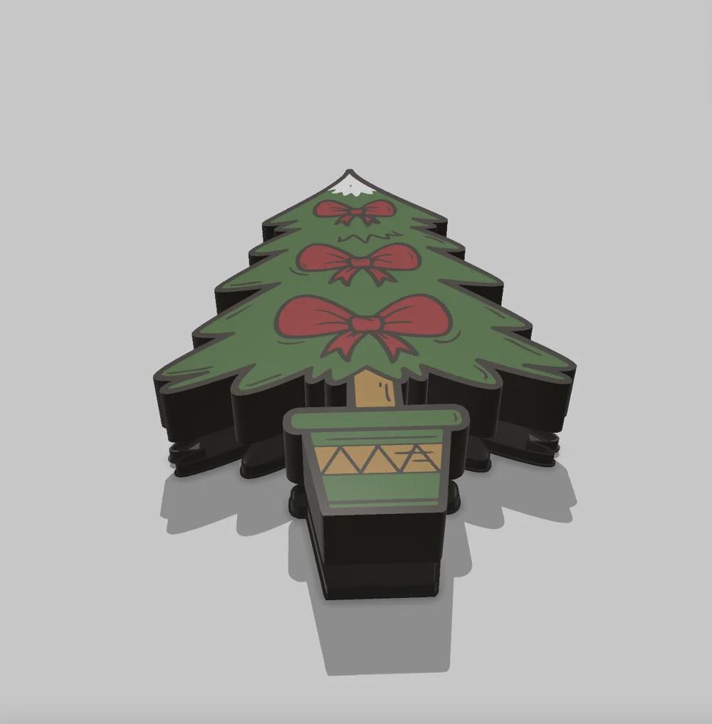 Weihnachten Weihnachtsbaum LED Lampe - Leuchtbox