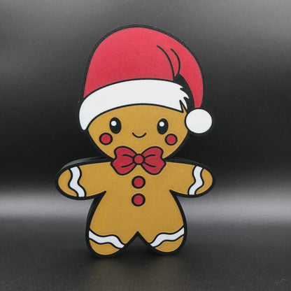 Weihnachten Lebkuchen LED Lampe - Leuchtbox