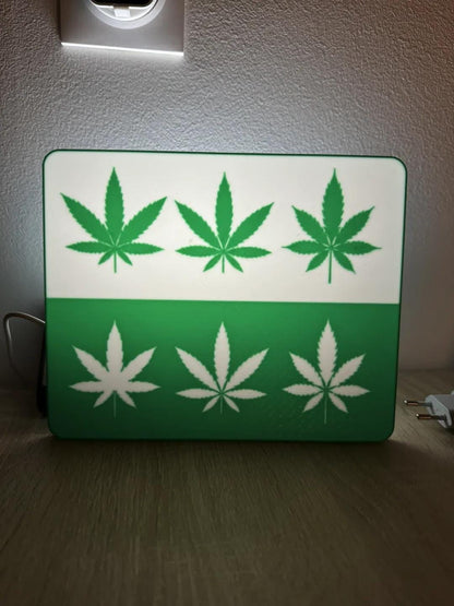 Weed 420 LED Lampe - Leuchtbox