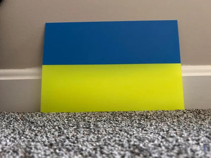 Flagge Ukraine LED Lampe - Leuchtbox