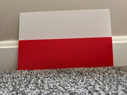 Flagge Polen LED Lampe - Leuchtbox