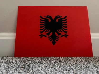 Flagge Albanien LED Lampe - Leuchtbox