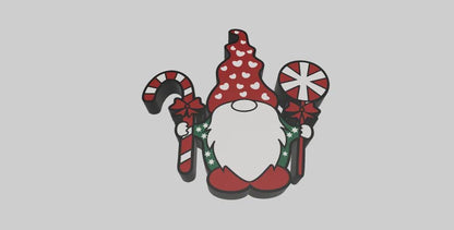 Weihnachten Gnome LED Lampe - Leuchtbox