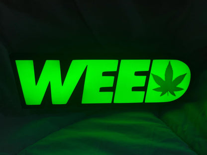 Weed 420 LED Lampe - Leuchtbox