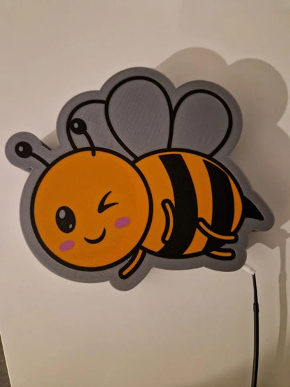 Tier Biene LED Lampe - Leuchtbox