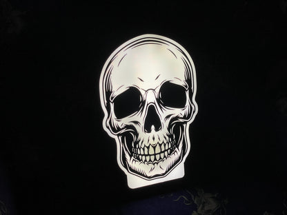 Halloween Totenkopf LED Lampe - Leuchtbox