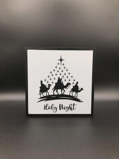 Glaube Jesus Holy Kings LED Lampe - Leuchtbox