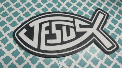 Glaube Jesus Fisch Christ LED Lampe - Leuchtbox