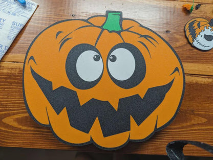 Halloween Dümmlicher Kürbis LED Lampe - Leuchtbox