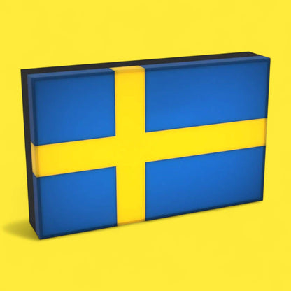Flagge Schweden LED Lampe - Leuchtbox