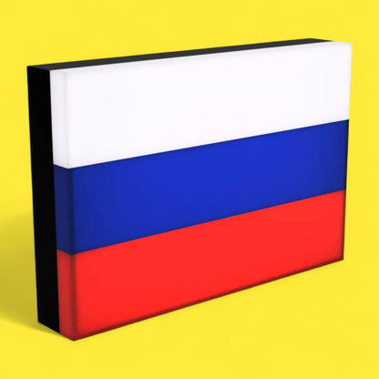 Flagge Russland LED Lampe - Leuchtbox