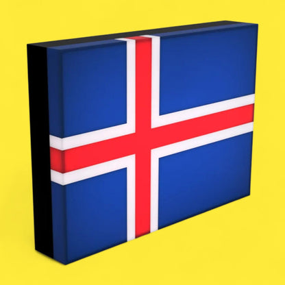 Flagge Island LED Lampe - Leuchtbox