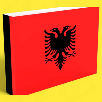 Flagge Albanien LED Lampe - Leuchtbox