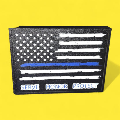 Flagge USA Serve Honor Protect LED Lampe - Leuchtbox