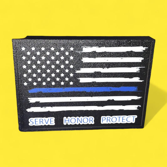 Flagge USA Serve Honor Protect LED Lampe - Leuchtbox