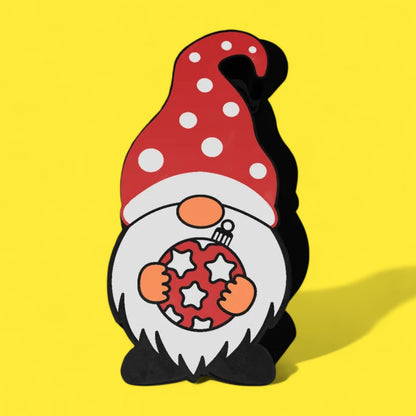 Weihnachten Gnome LED Lampe - Leuchtbox