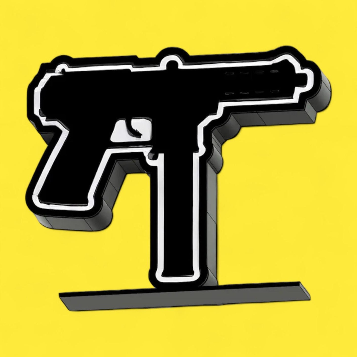 Waffe Air Soft Tec-9 LED Lampe - Leuchtbox