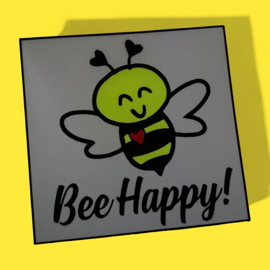 Tier Biene Bee Happy LED Lampe - Leuchtbox